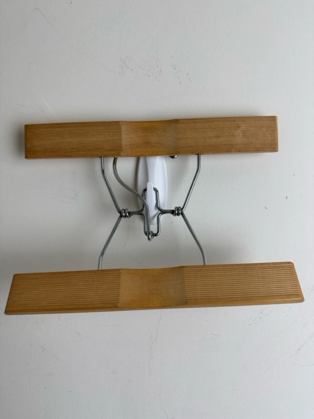 Vintage Wooden Clamp Hangers Lot of 5